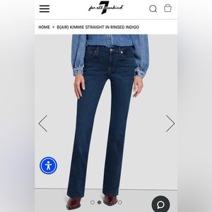 7 for all mankind High Waste Straight Leg